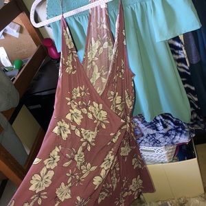 Wrap floral dress